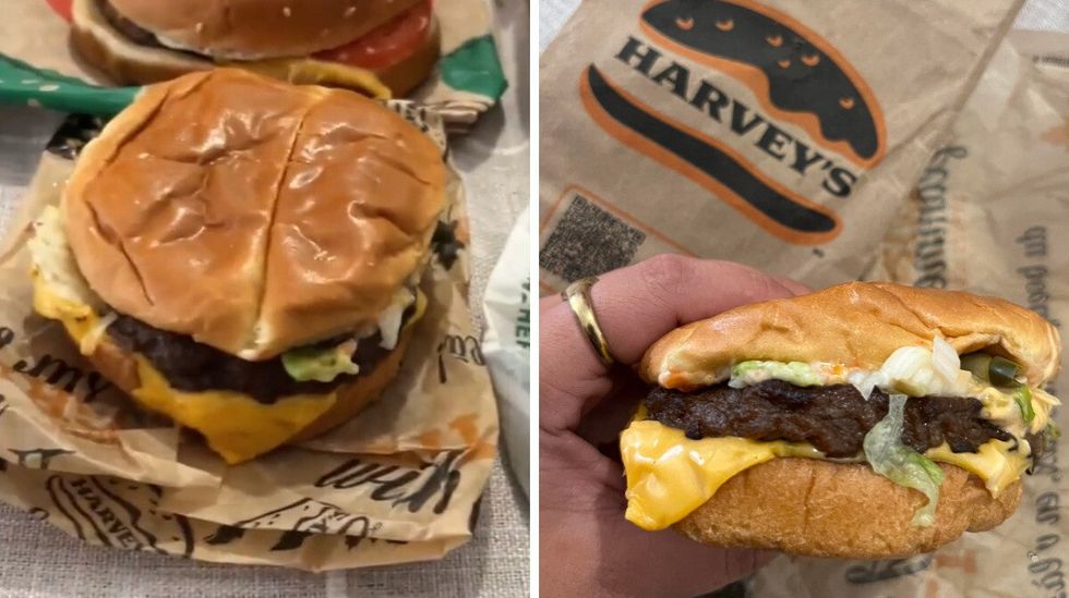 \u200bHamburger Angus du Harvey's.