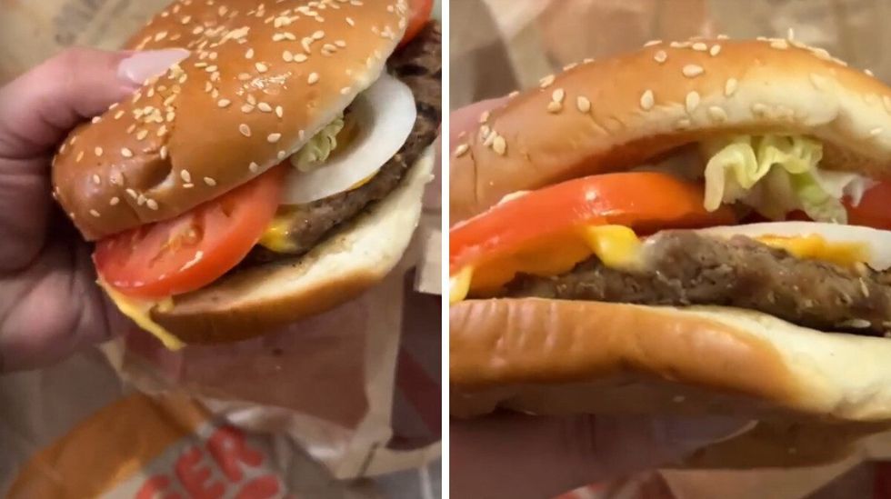 \u200bHamburger Whopper du Burger King.
