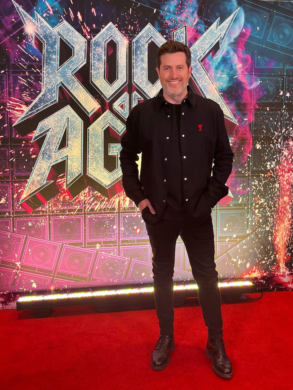 \u200bJean-Philippe Dion au tapis rouge de Rock of Ages.