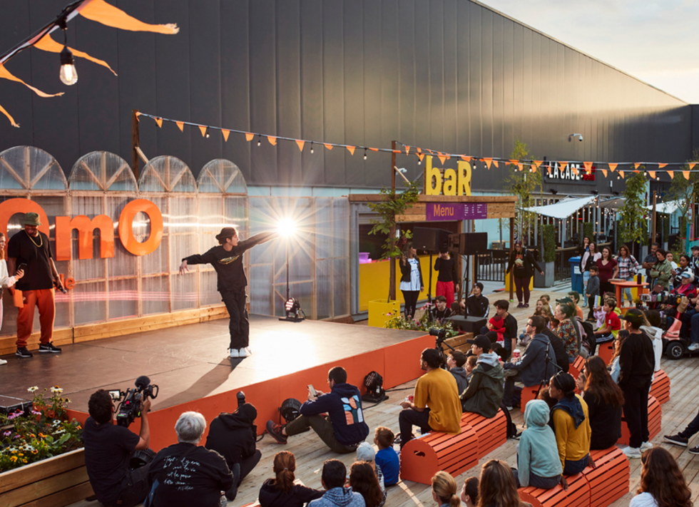 \u200bLa Station culturelle Momo lors d'une soir\u00e9e de spectacle.