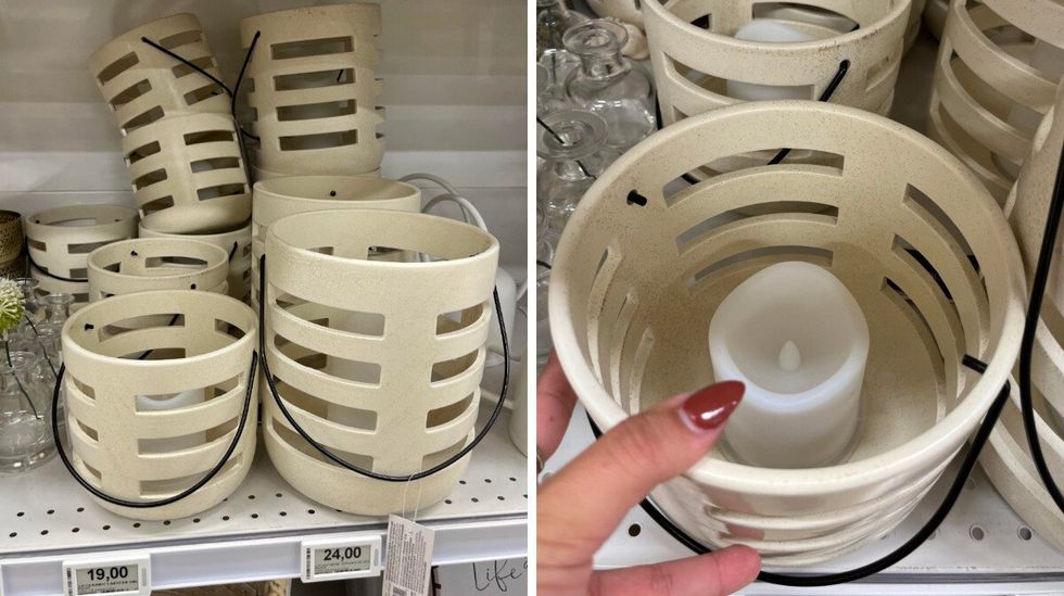 \u200bLanterne d\u00e9corative \u00e0 batterie de chez Maxi & Cie.