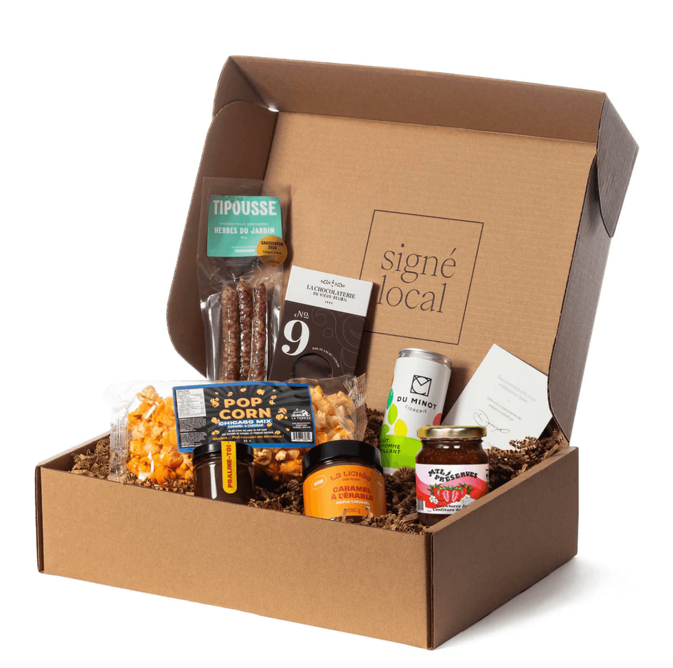 \u200bLe Coffret Gourmand de la marque Sign\u00e9 Local