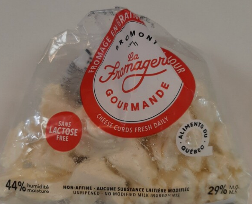 \u200bLe fromage en grains de la Fromagerie Bromont.