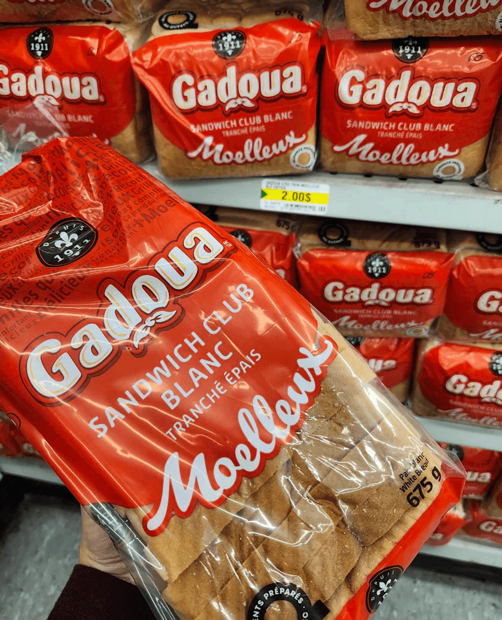 \u200bLe pain Gadoua au Dollarama.