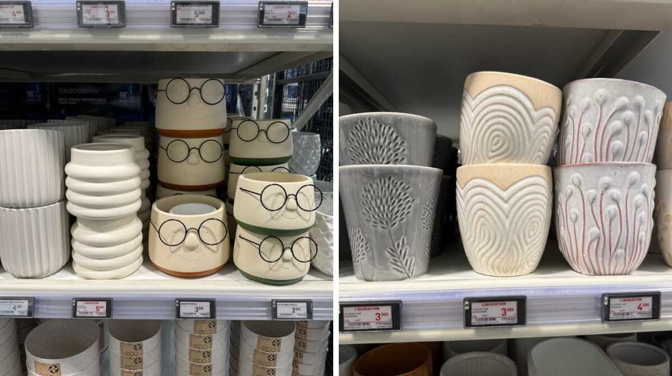 \u200bPlusieurs cache-pots au styles vari\u00e9s au Canac.