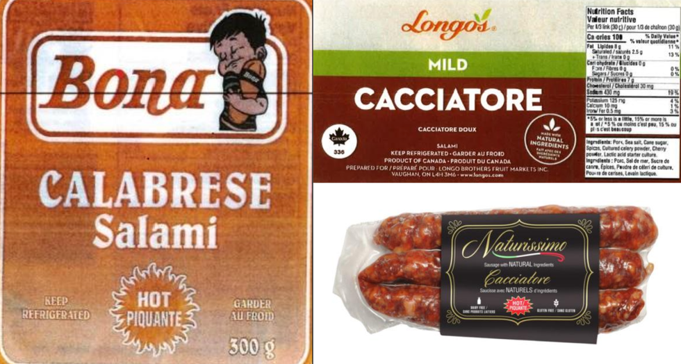 \u200bPlusieurs produits de charcuterie.