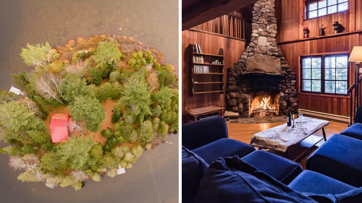 Un Airbnb sur une île privée à 1h de Montréal.