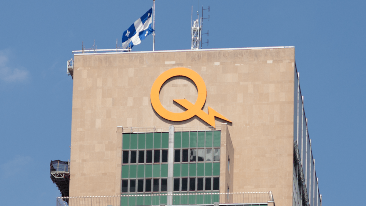 Un bâtiment Hydro-Québec.