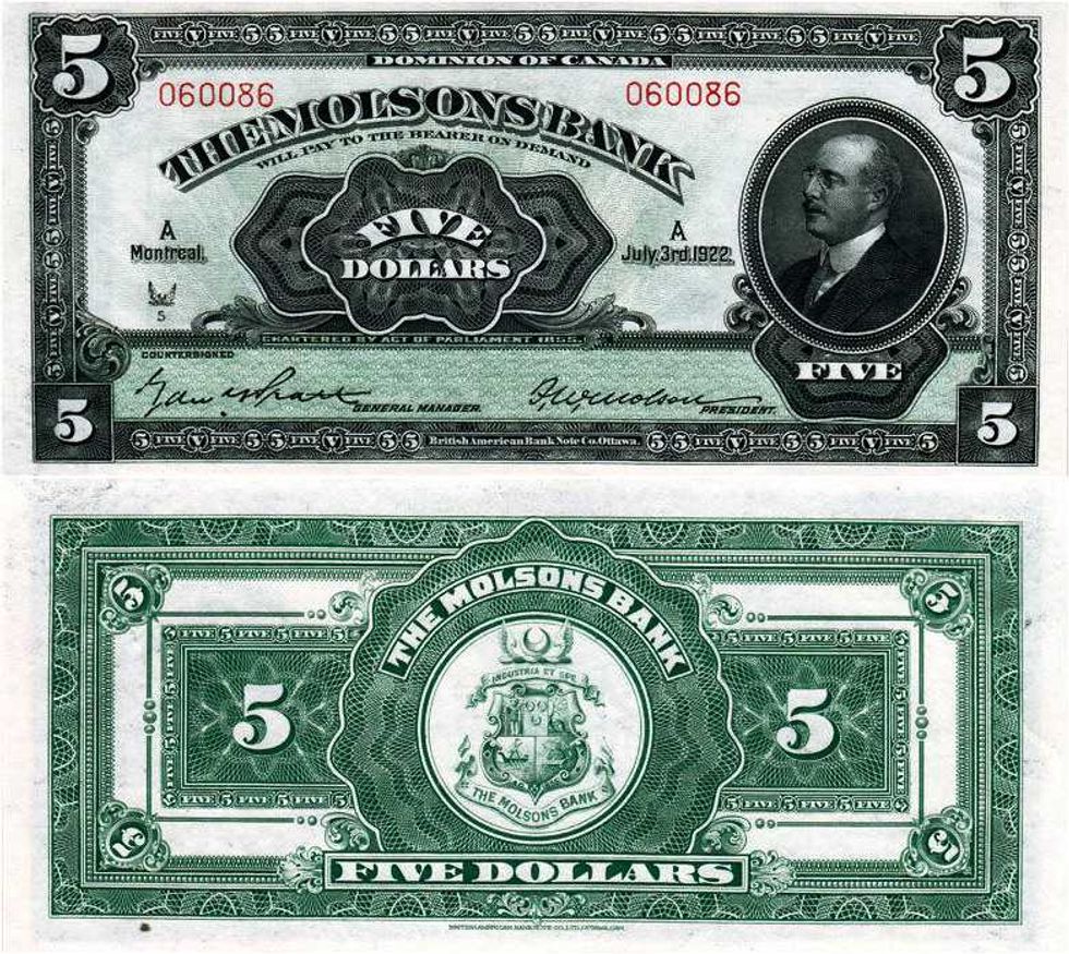 Un billet de banque.