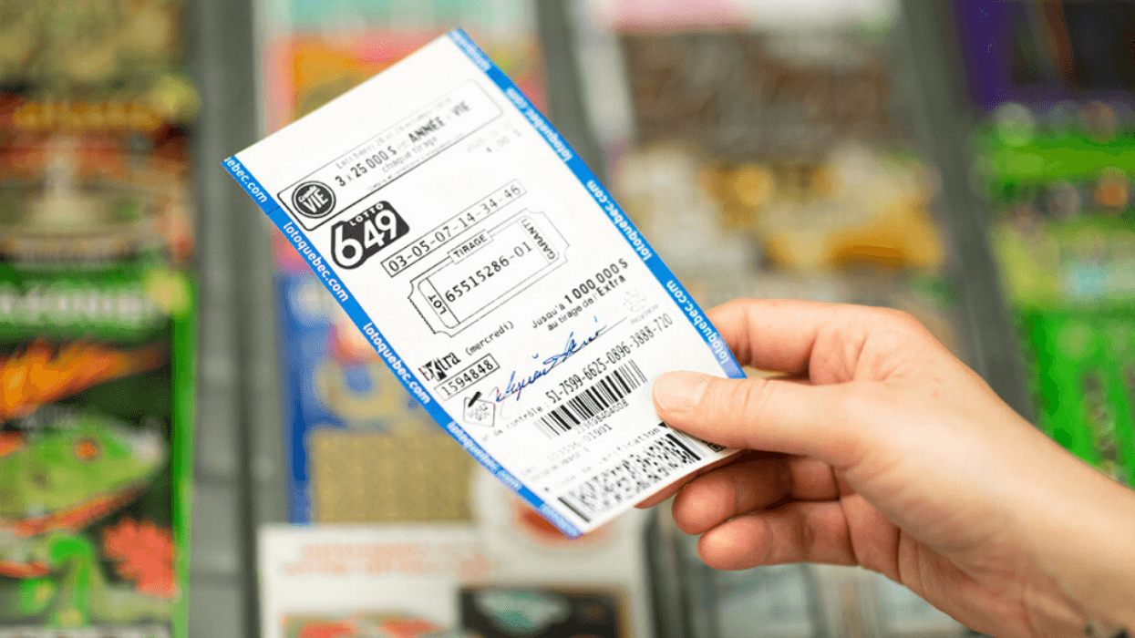 Un billet du Lotto 6/49.