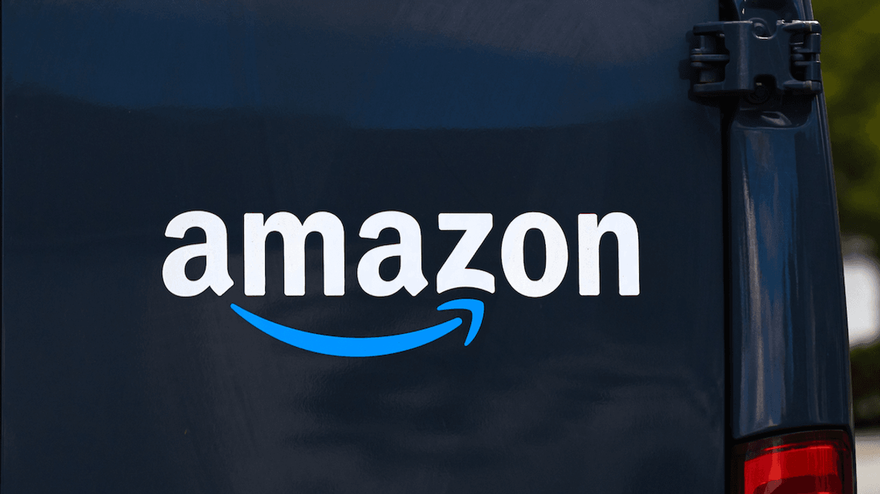 Un camion Amazon.