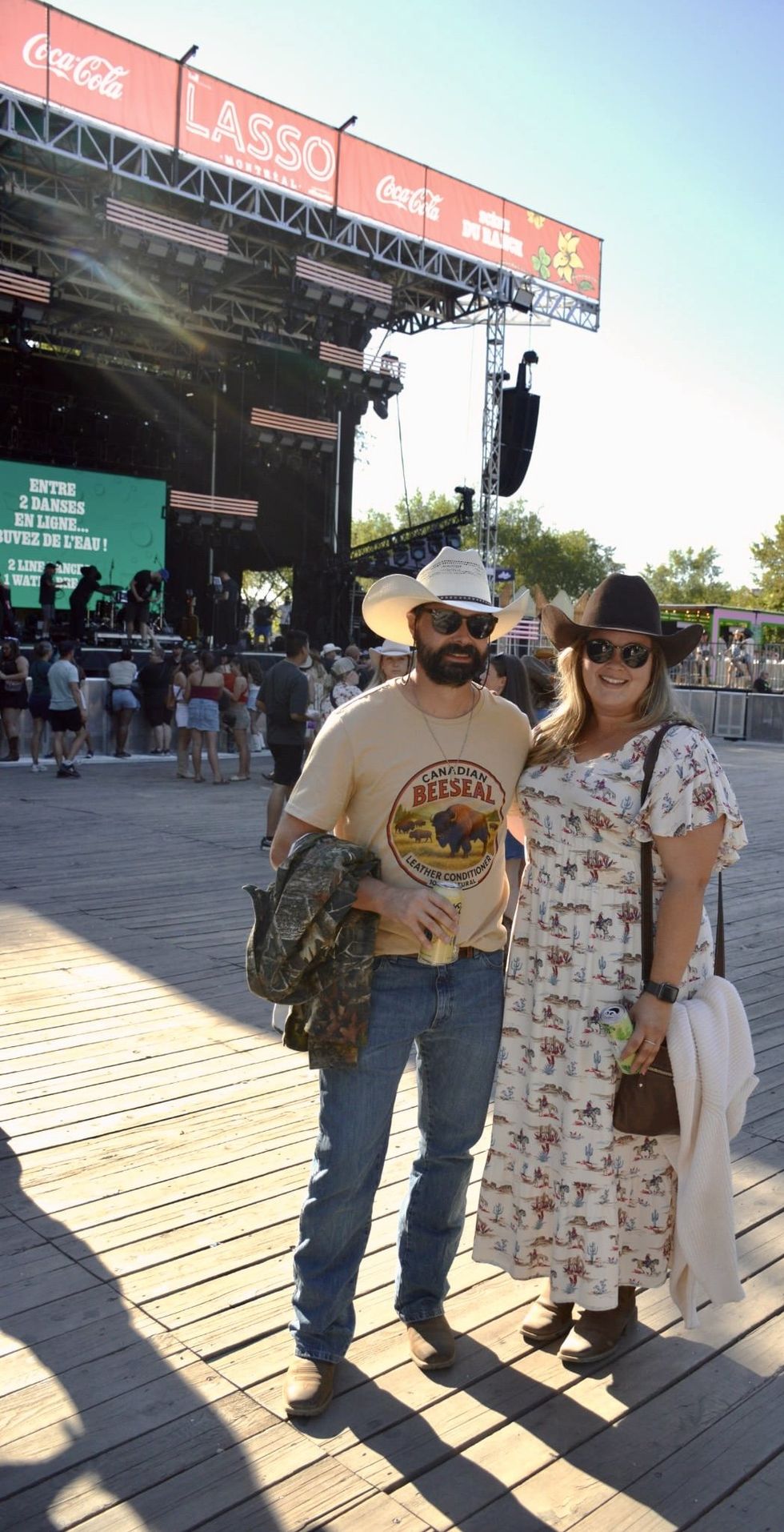 Un couple au festival LASSO 2025.