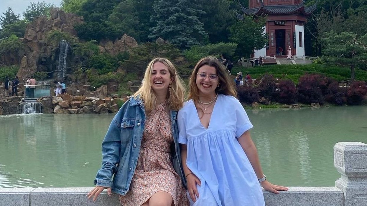 Un duo au Jardin botanique de Montréal.