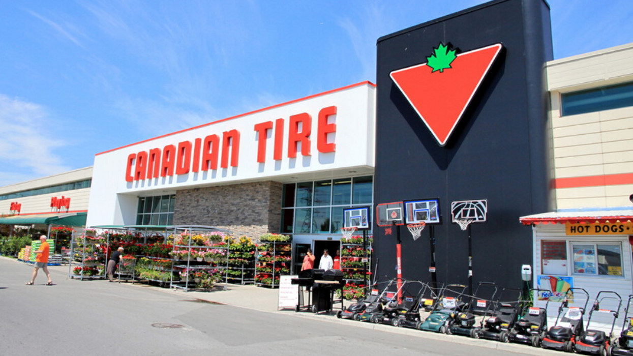 Un magasin Canadian Tire au Canada.