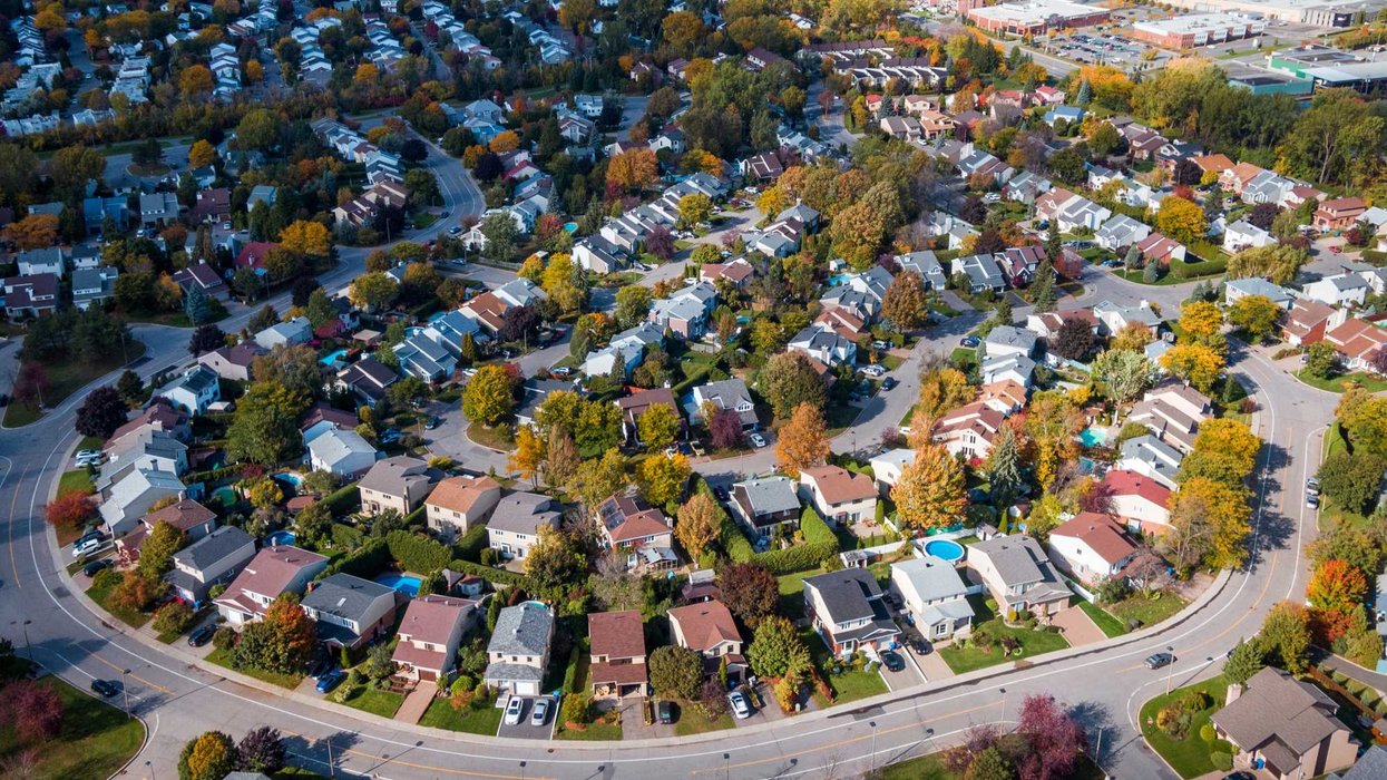 Un quartier résidentiel.