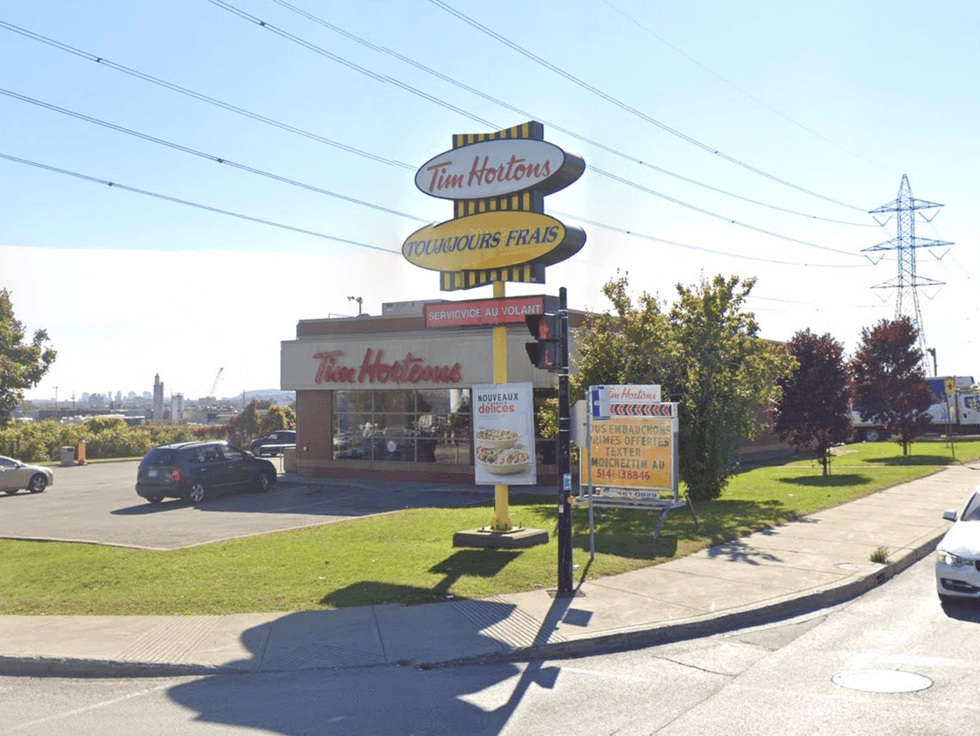 Un Tim Hortons.