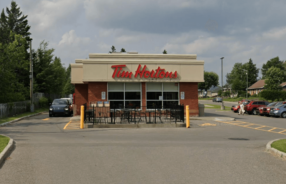 Un Tim Hortons.