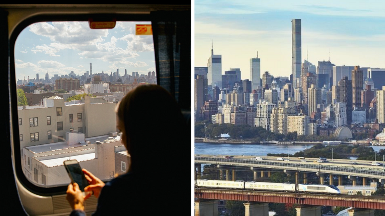 Un train qui fait Montréal-New York.