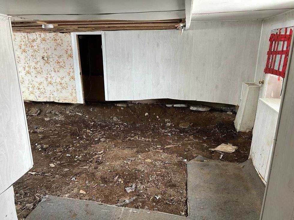 Un vide sanitaire d'une maison \u00e0 vendre.