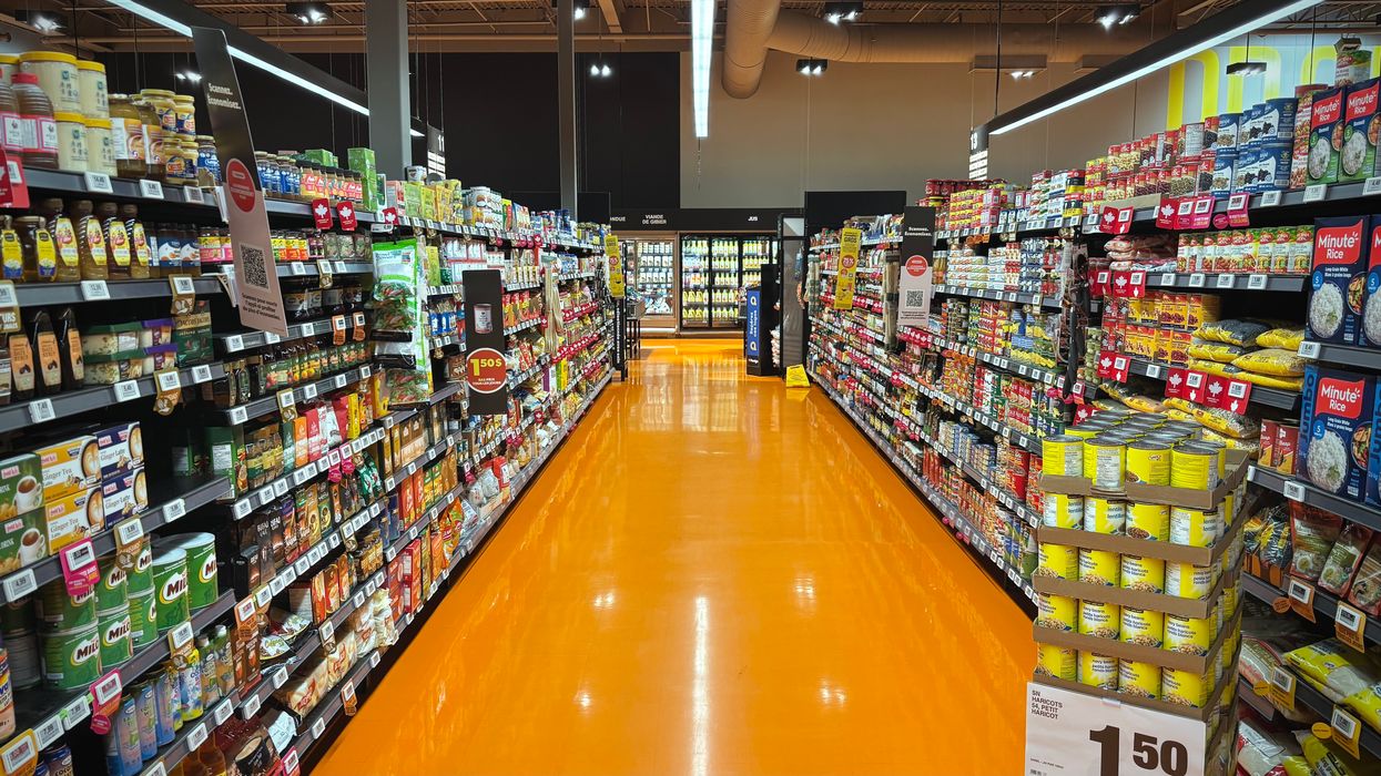 Une allée d'un Provigo.