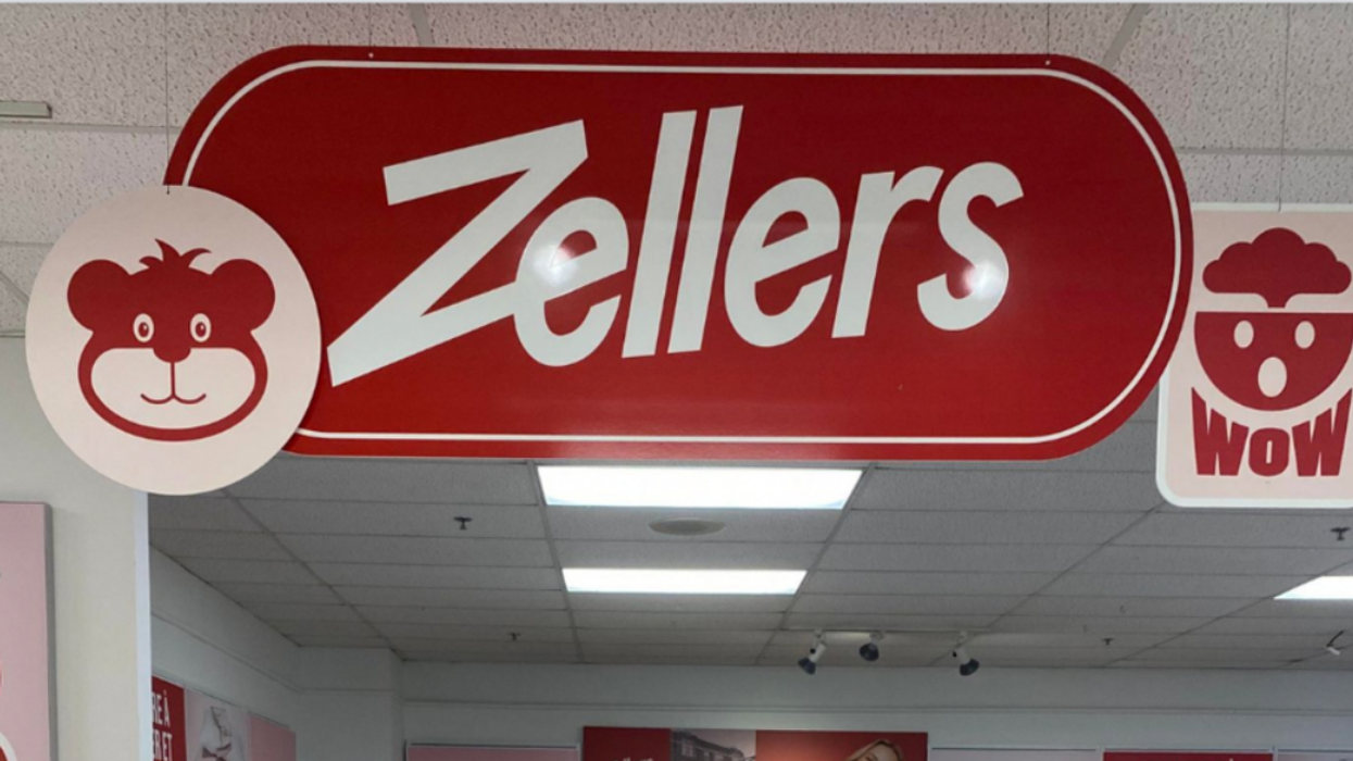 Une enseigne Zellers.