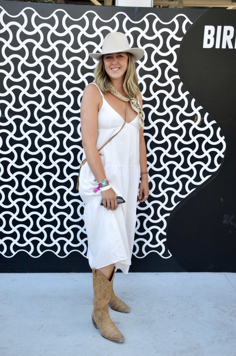 Une festivali\u00e8re au festival LASSO 2025.