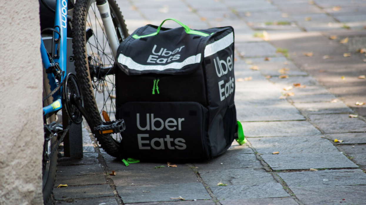 Une livraison Uber Eats.