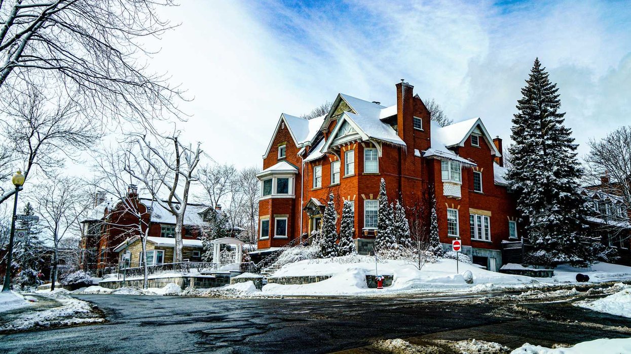 Une maison à Montréal.