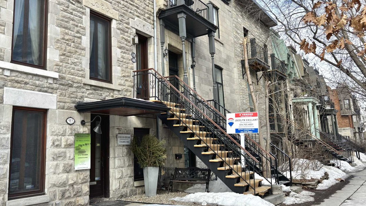 Une maison à vendre.