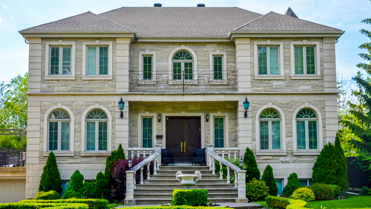 Une maison de luxe à Montréal.
