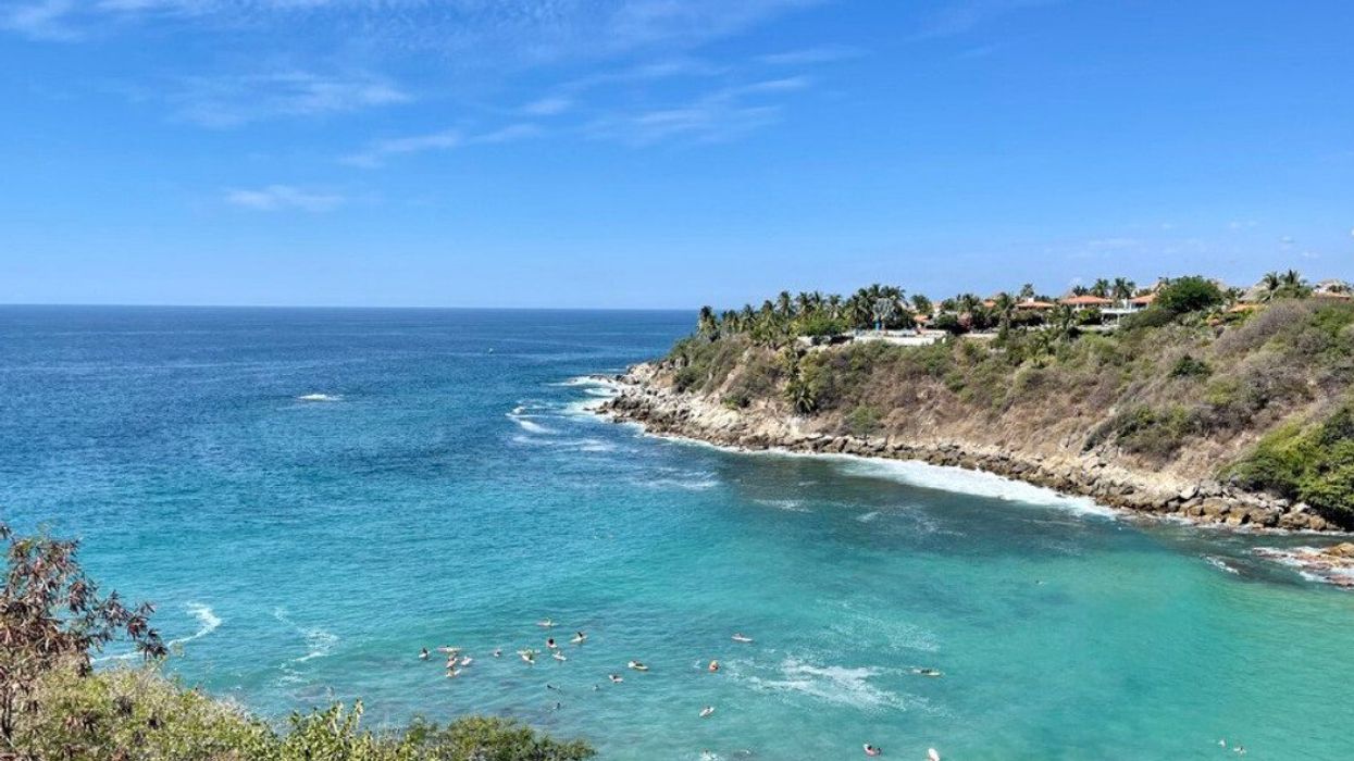 Une plage au Mexique.
