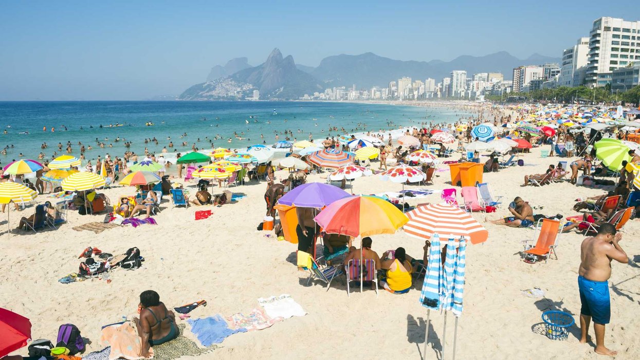 Une plage du Brésil.