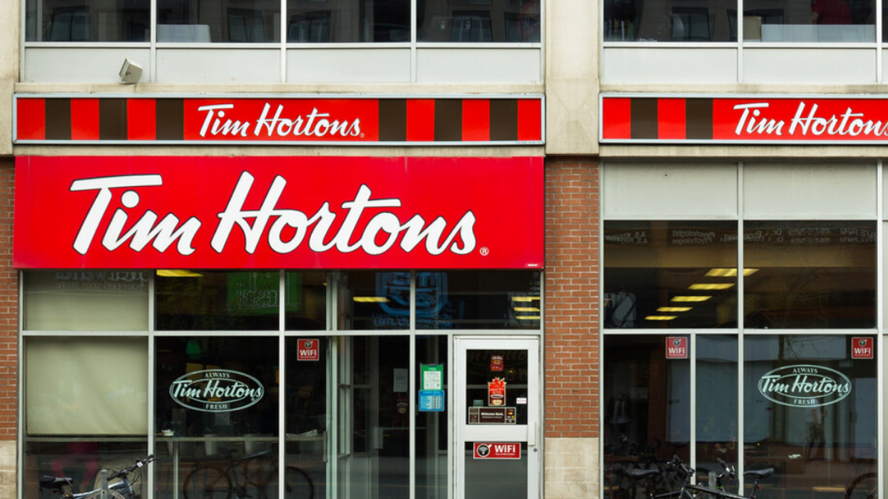Une succursale Tim Hortons.