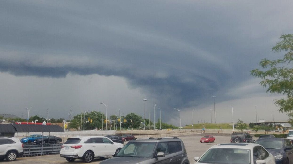 Une tornade au Canada.