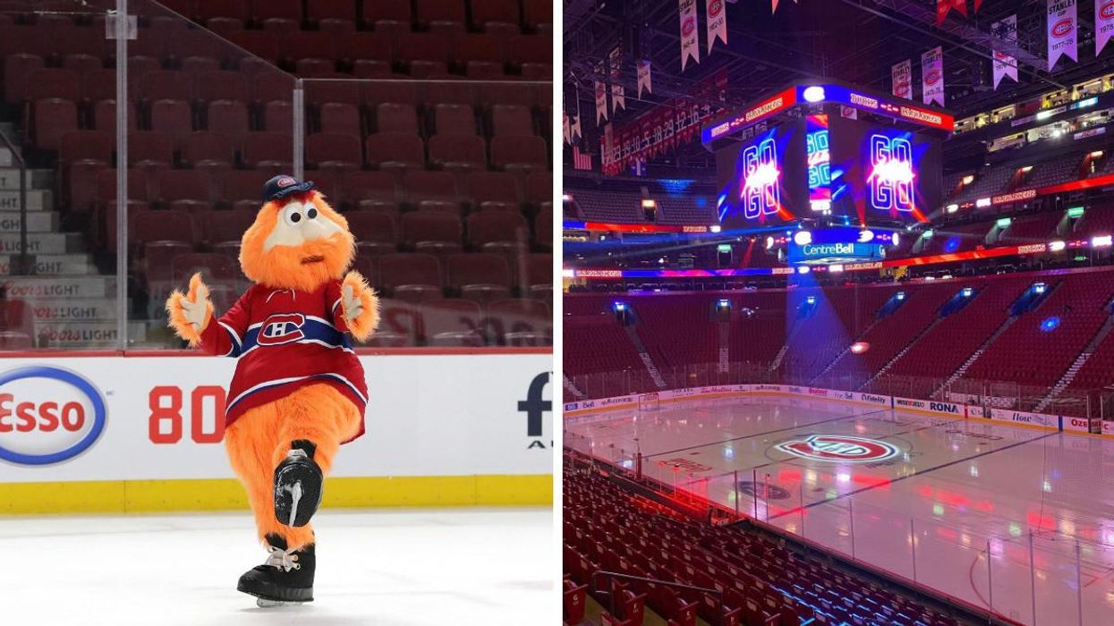 Une vidéo montre Youppi danser seul dans les gradins du Centre Bell et c'en est triste