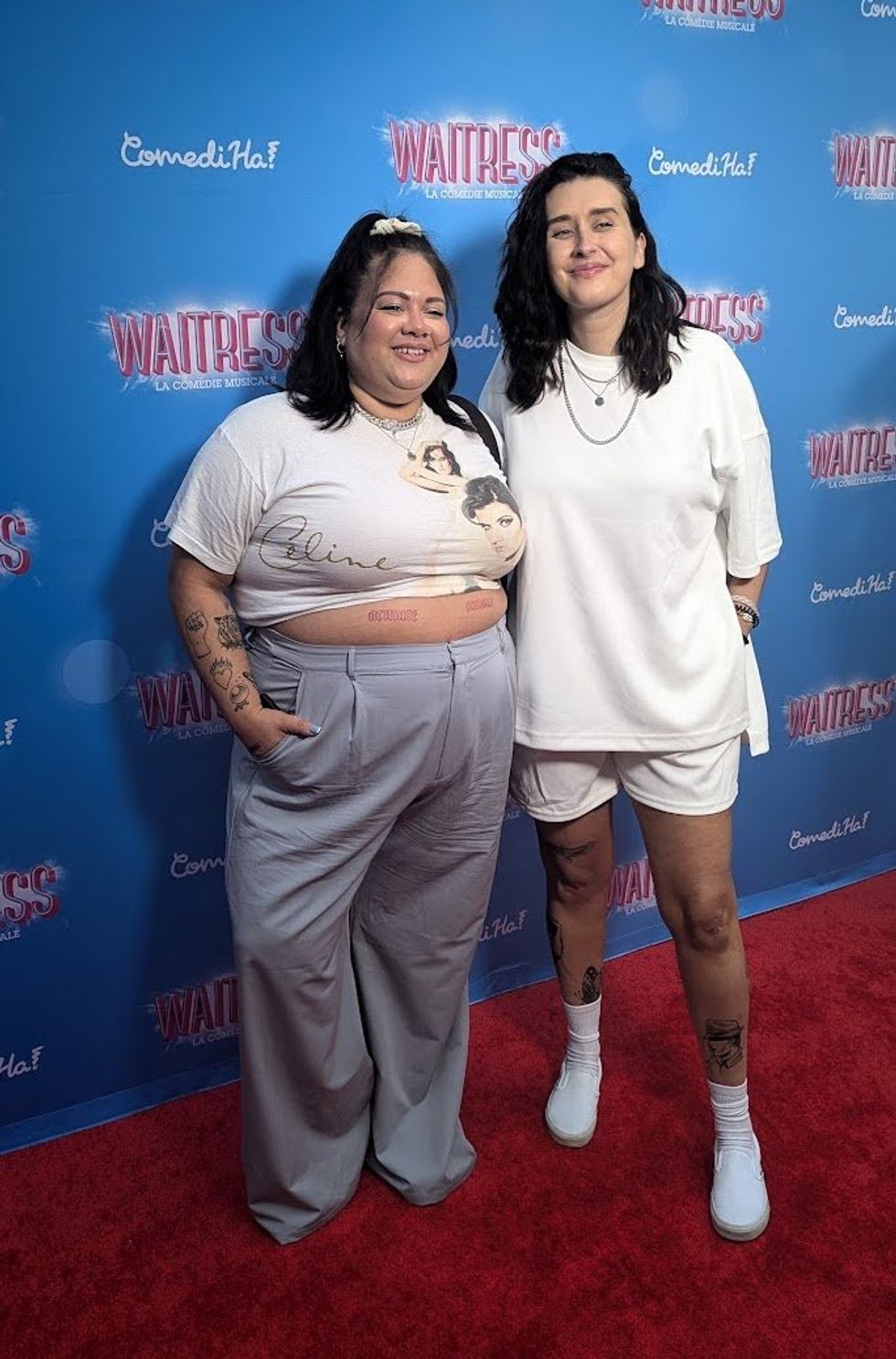 Vanessa Duchel et sa copine.