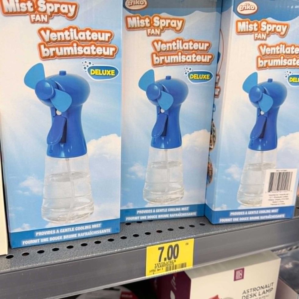 Ventilateur brumisateur en vente au Tigre G\u00e9ant pour 7 $.