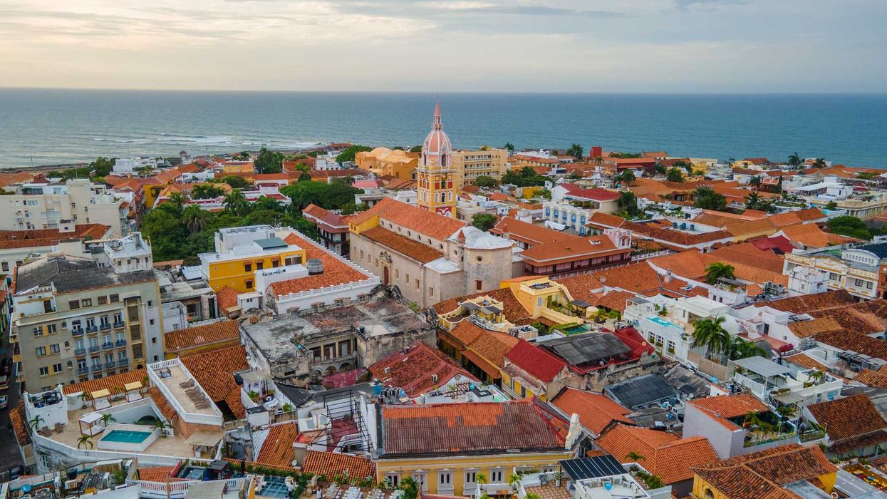 Vue sur Carthagène, en Colombie.