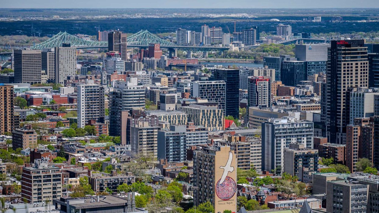 Vue sur Montréal.
