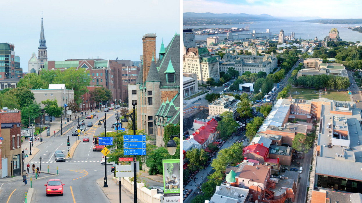 Vues des deux villes.