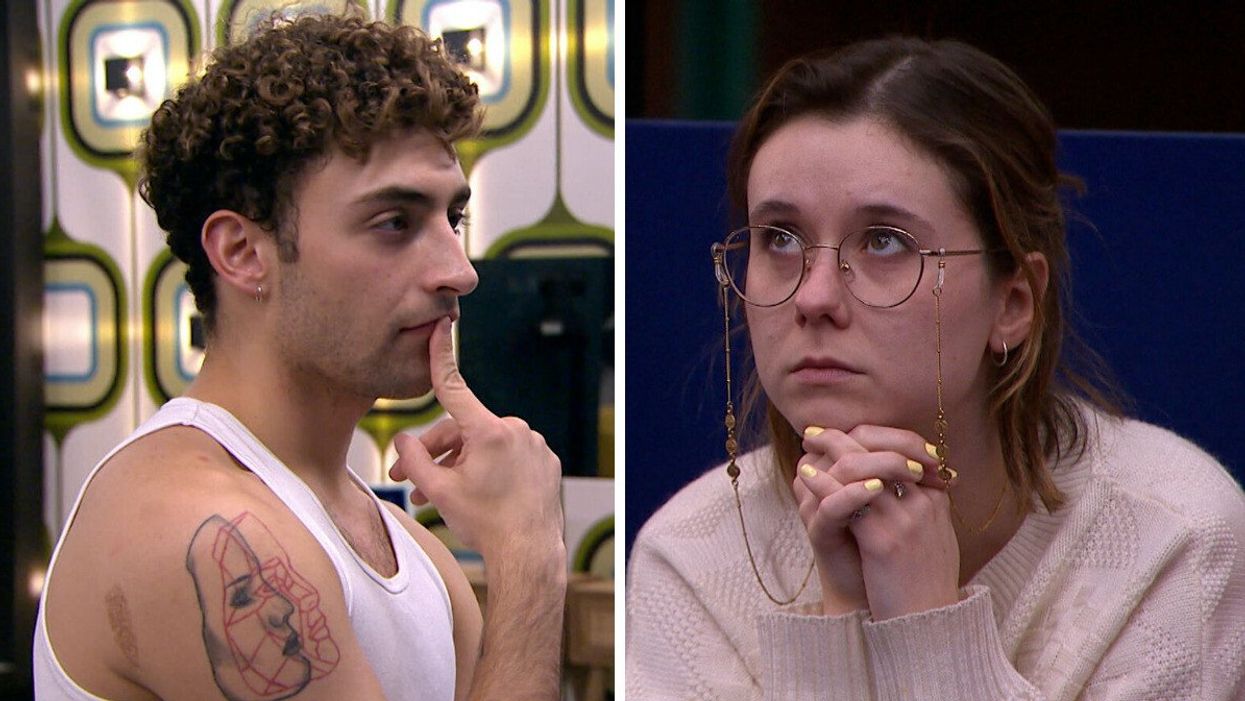Zoé Duval à Big Brother Célébrités. Droite : Marianne Verville à Big Brother Célébrités.